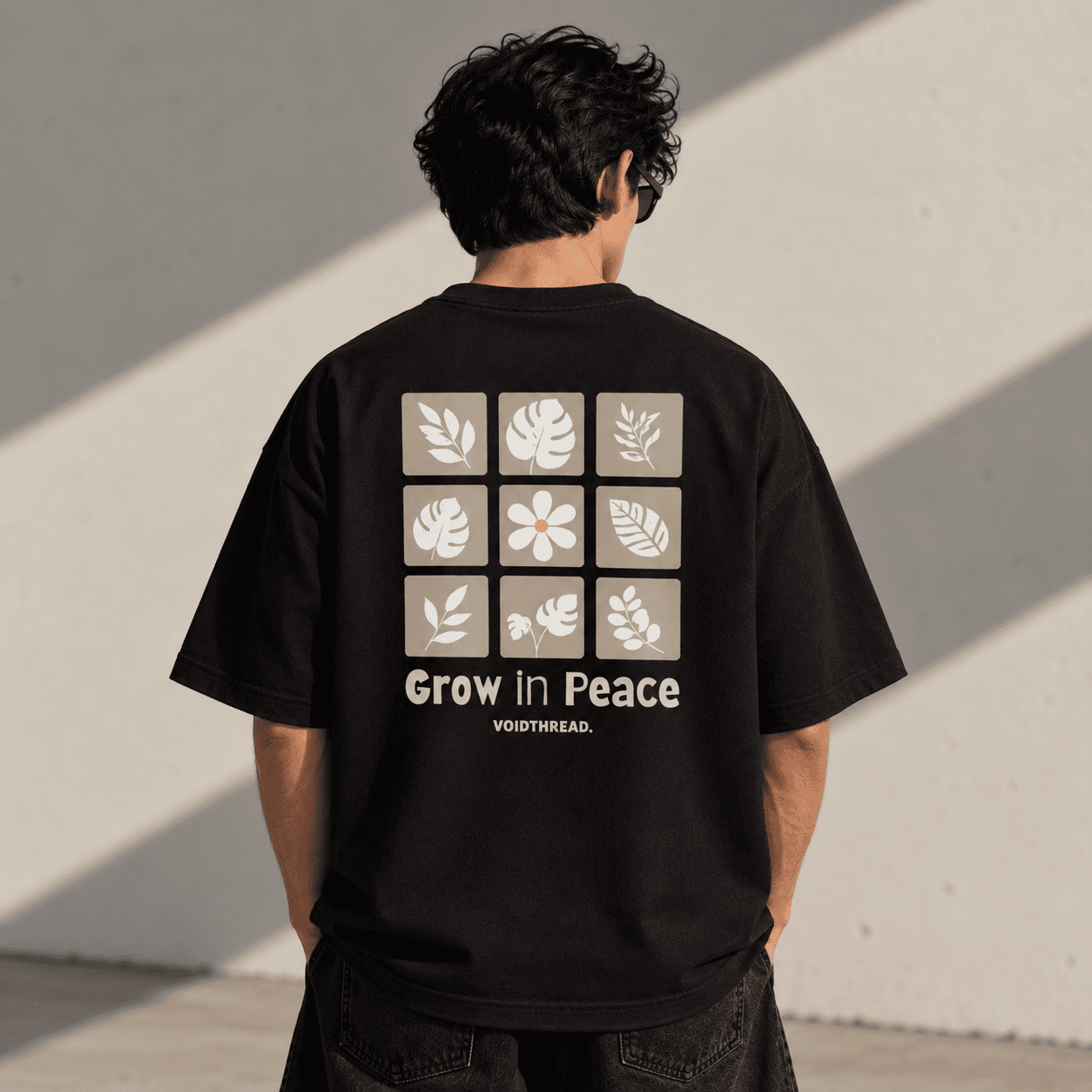 Grow in Peace Oversized T-Shirt angle 2