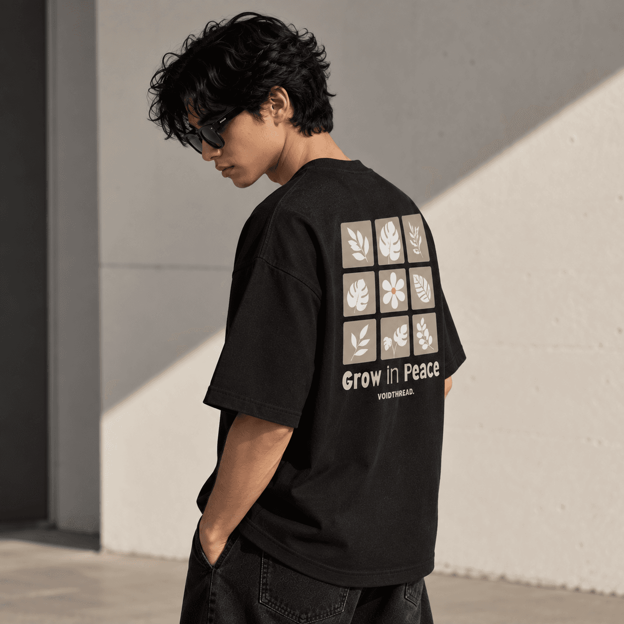 Grow in Peace Oversized T-Shirt angle 4